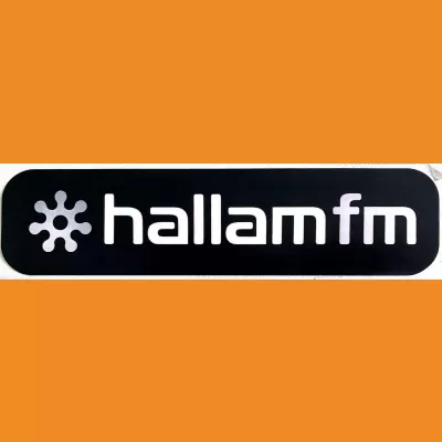 Hallam FM Car Sticker 2000s