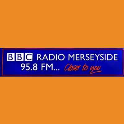BBC Radio Merseyside Car Sticker 1990s