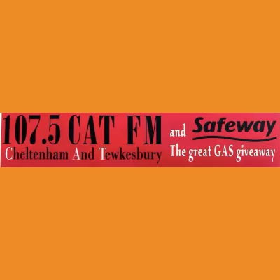 107.5 Cat FM / Safeway Car Sticker 2000s