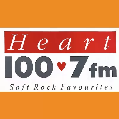 100.7 Heart FM Launch Car Sticker 1994