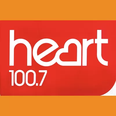 100.7 Heart FM Car Sticker 2000s