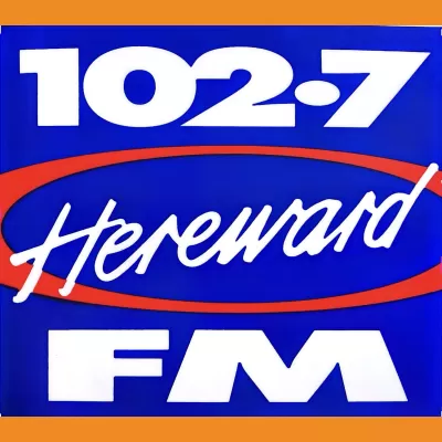 102.7 Hereward FM Car Sticker 1996