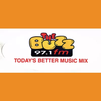 The Buzz 97.1 Car Sticker 1990s