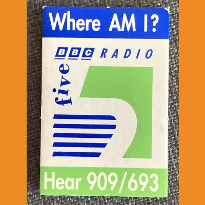 BBC Radio 5 foam sticker