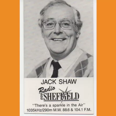 Jack Shaw BBC Radio Sheffield photocard 1991