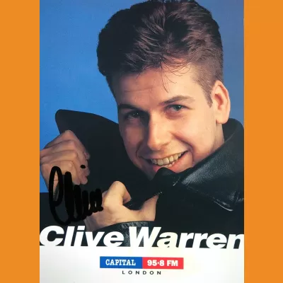 Clive Warren Capital FM photocard 1993