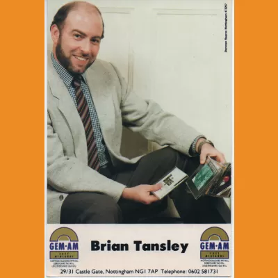 Brian Tansley GEM AM photocard
