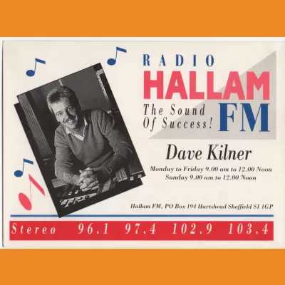 Dave Kilner Hallam FM photocard 1990
