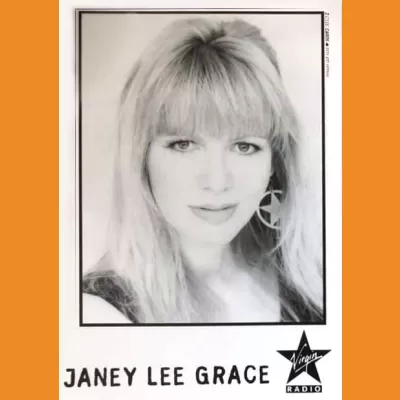 Janey Lee Grace Virgin Radio photocard