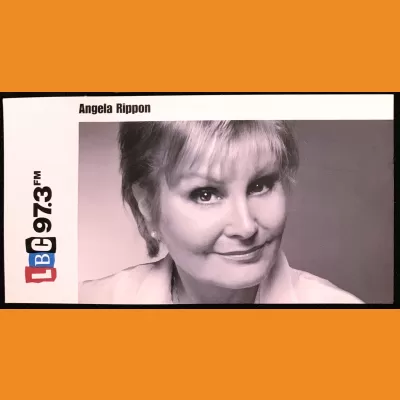 Angela Rippon LBC Photocard (2000s)