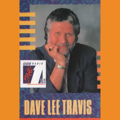 Dave Lee Travis (DLT) BBC Radio 1 Photocard (1990 version)