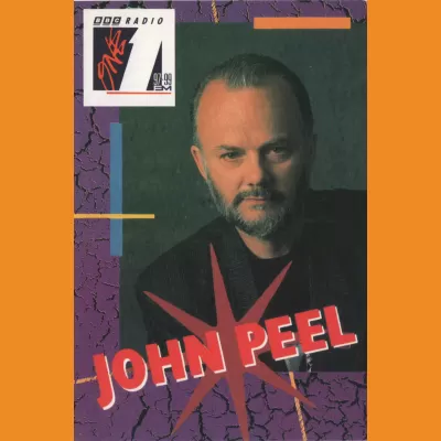 John Peel BBC Radio 1 Photocard (1990 version)