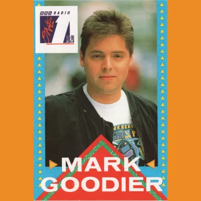 Mark Goodier 1990 BBC Radio 1 Photocard