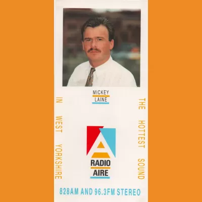 Mickey Laine (Laing) Radio Aire photocard late 80s