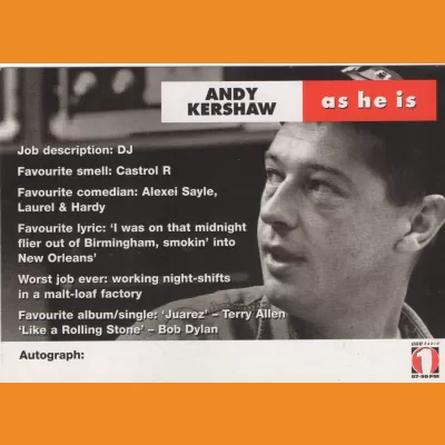 BBC Radio 1 - Andy Kershaw 1995