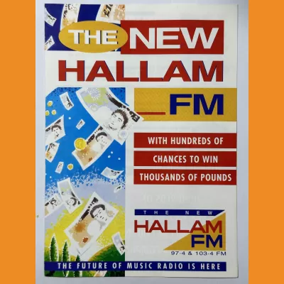 The New Hallam FM leaflet, 1990s.