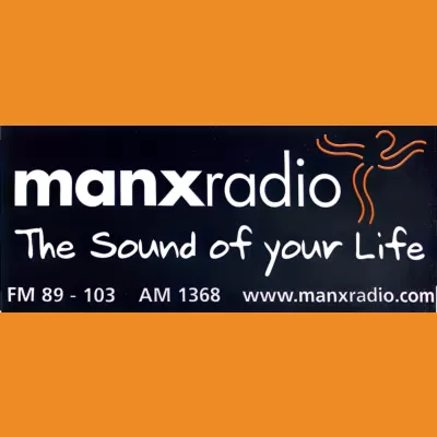 Manx Radio Car Sticker 2000s