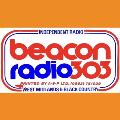 Beacon Radio Mid 1980s Car Sticker