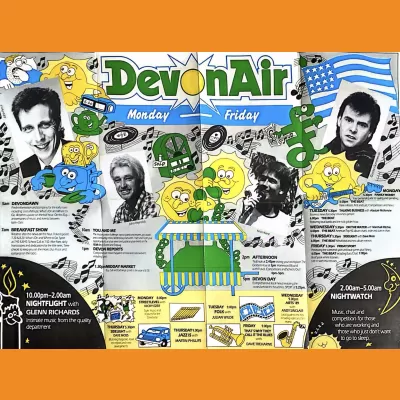 DevonAir Programme Schedule Summer 1989