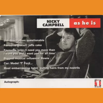 BBC Radio 1 - Nicky Campbell 1995