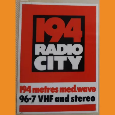 Radio City sticker 1982