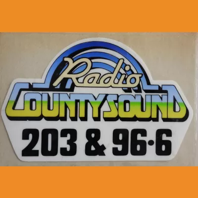 County Sound sticker 1983