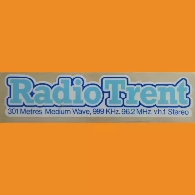 Radio Trent sticker 1983