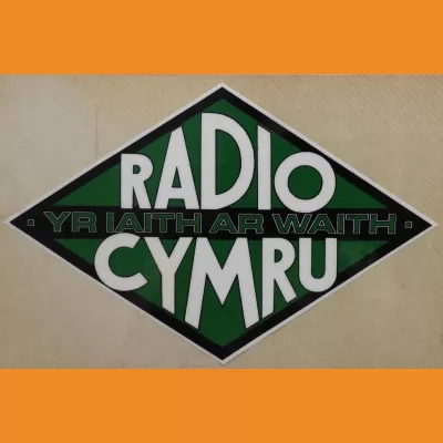 BBC Radio Cymru sticker 1983