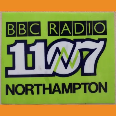 BBC Radio Northampton sticker 1983
