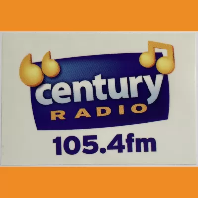 Century Radio 105.4 FM sticker, 2008.