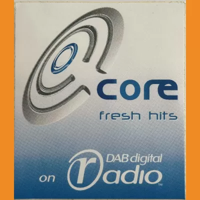 Core - Fresh Hits sticker, 2000s.