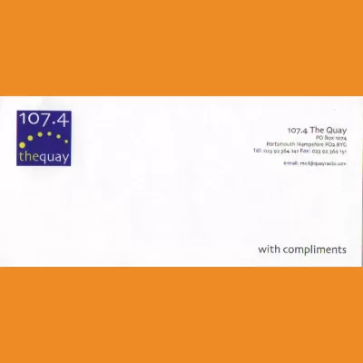 The Quay compliments slip