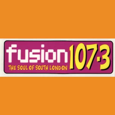 Fusion 107.3 "The Soul of South London" car sticker