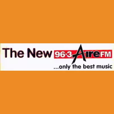 The New 96.3 Aire FM "Only the best music" sticker