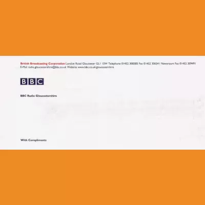 BBC Radio Gloucestershire compliments slip