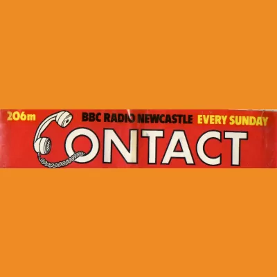 BBC Radio Newcastle "Contact Every Sunday" sticker