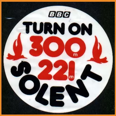 BBC Solent "Turn on 330m 221m" sticker