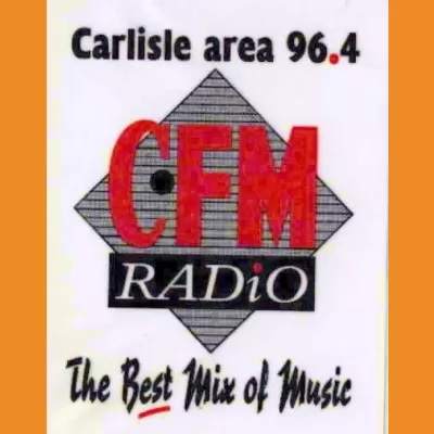 CFM Radio "The best mix of music" Carlisle sticker