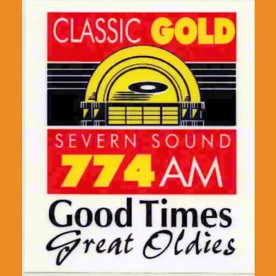 Classic Gold Severn Sound 774AM sticker