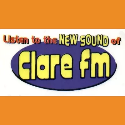 Clare FM "Listen to the new sound" sticker