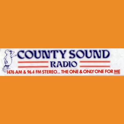 County Sound Radio "The one and only one for me" sticker