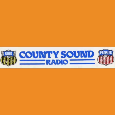County Sound Radio / Gold / Premier car sticker