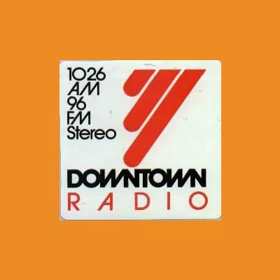 Downtown Radio sticker - mid 80s