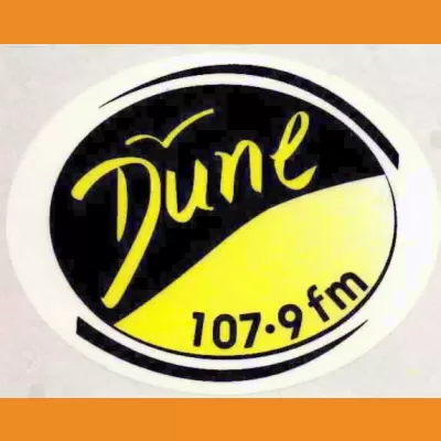 Dune FM lapel sticker 1990s