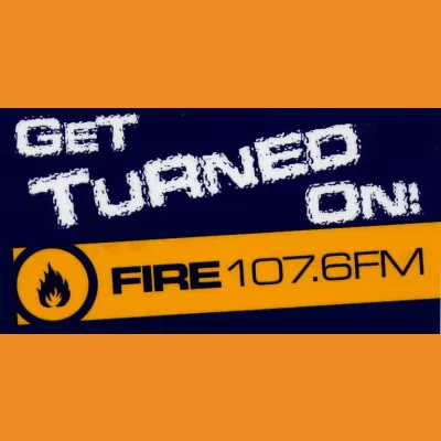 Fire 107.6 "Get Turned On" window sticker