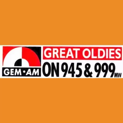 GEM-AM "Great Oldies on 945 & 999AM" sticker