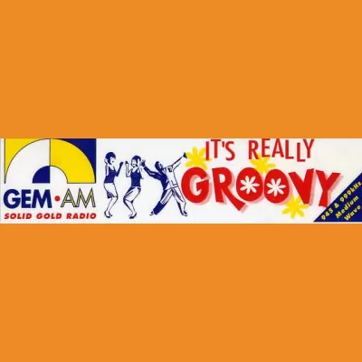 GEM-AM "It's Really Groovy!" sticker