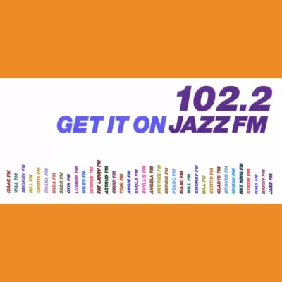 Get it on Jazz FM 102.2 sticker