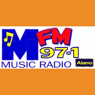 MFM 97.1 Music Radio sticker (Alamo sponsor), 1990s