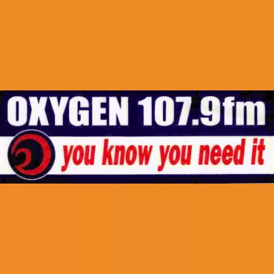 Oxygen 107.9FM sticker, 2000s (Oxford student radio)